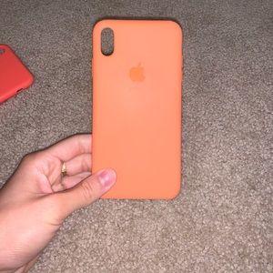 iPhone XS Max apple silicone phone case